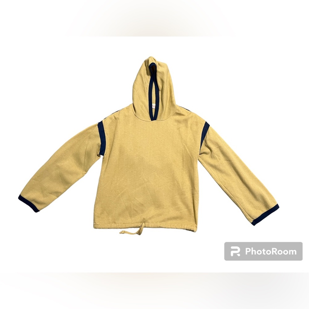 Vintage Doggonits Tan & Blue Sweatshirt Hoodie Size S
